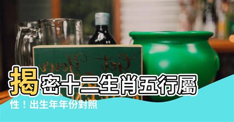 兔屬性|十二生肖五行屬性對照表